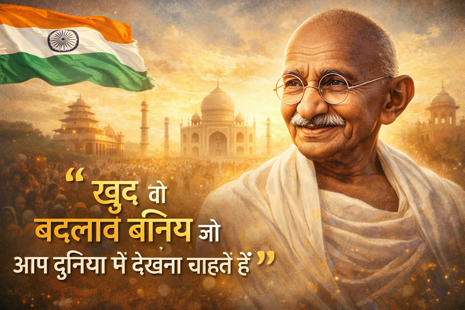 What is Mahatma Gandhi’s most famous quote: महात्मा गांधी का सबसे प्रसिद्ध कथन क्या है